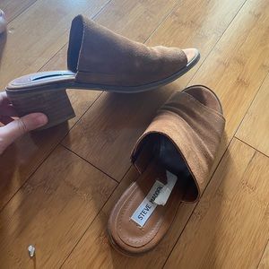 Steve Madden richelle leather suede sandal